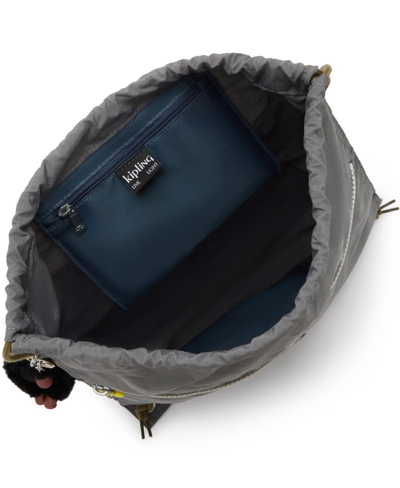 كيبلينغ حقيبة ظهر سوبر تابو العودة إلى الرمادي متوسطة مع رباط - Image 3